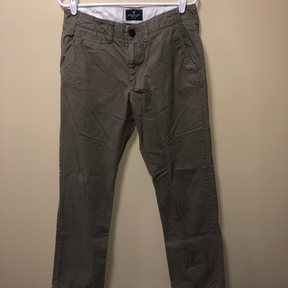 AE ORIGINAL STRAIGHT KHAKI PANT